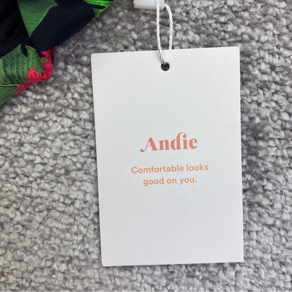 Andie The Banded Cheeky Bottom Medium Multi Tropical Floral Swim AB330-TFLR-M - Picture 5 of 10